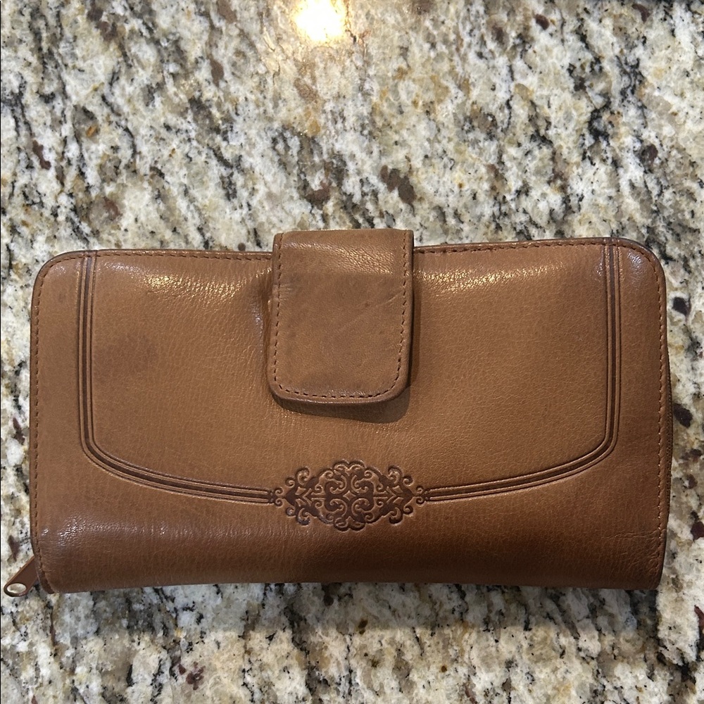 Elegant Brown Leather Wallet